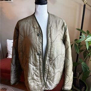 Olive Quilted Women's Jacket